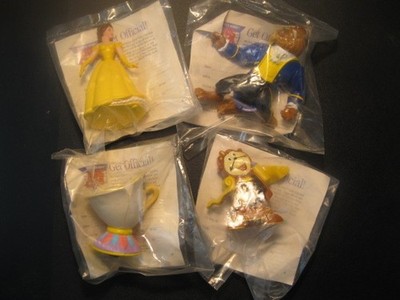 Disney's Beauty and the Beast  ''The Complete Set''  NIP Burger King 1991