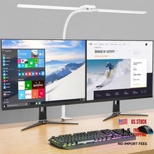 Desk lamp,Double Head LED Desk Lamp with Clamp,Architect Desk Lights for White