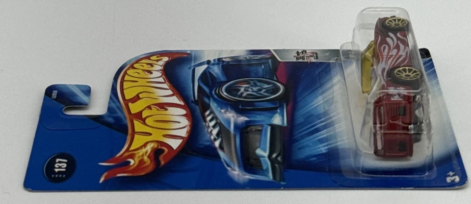 Hot Wheels Final Run 2004 Sonic Special 5/5 Red Diecast Car #137 B3958 NIP - Image 4 of 4