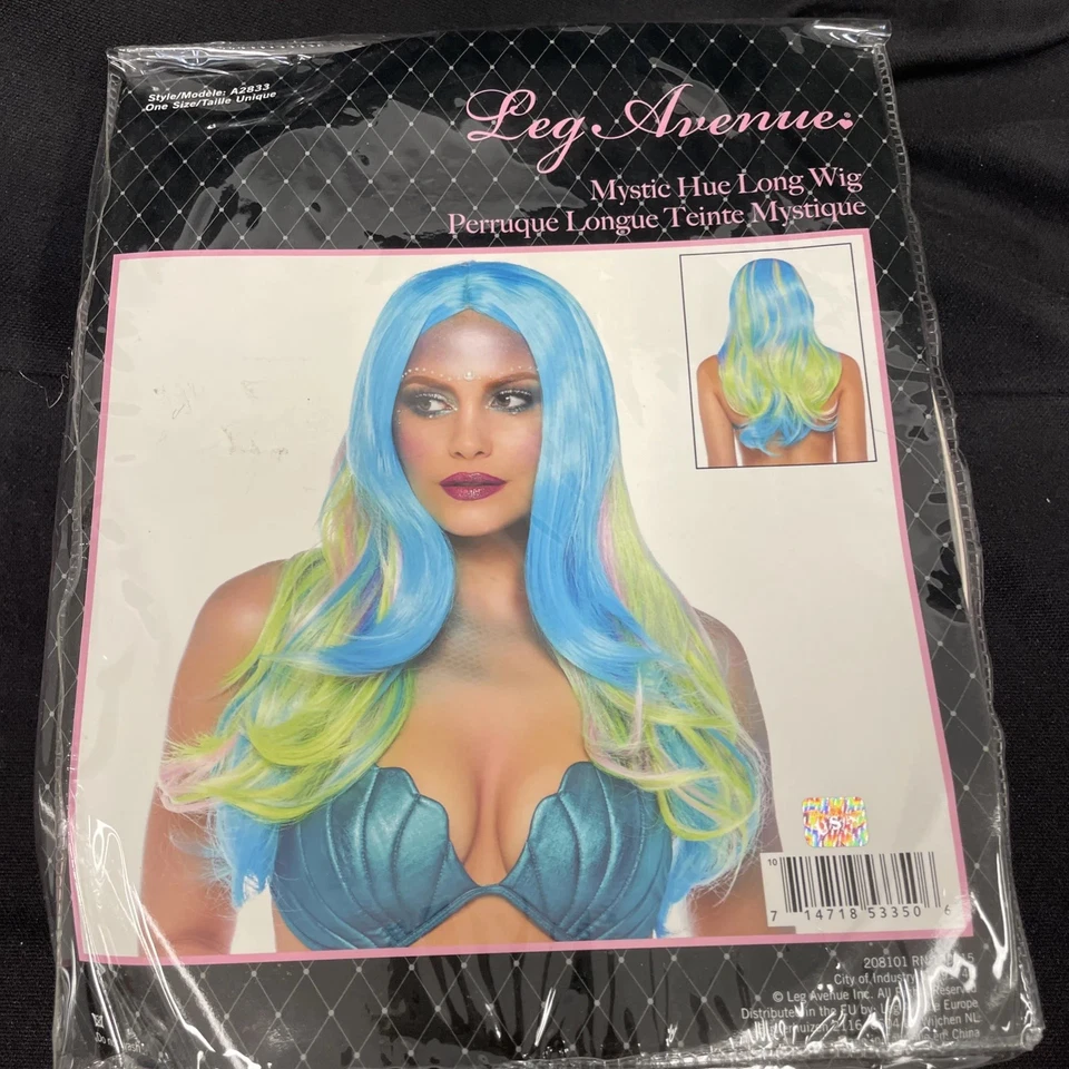 Peluca Larga Leg Avenue Mystic Hue, Multicolor, Talla Única MULTI-O/S Foto 3 de 4
