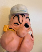 Vintage POPEYE The Sailor Man MASK COSTUME - Super Rare 2001 by Cinema Secrets