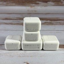 Lot of 5 OEM Apple 12W  15W USB Power Adapter Wall Charger iPad iPhone A1401