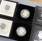 2 2023 S US Mint .999 Silver Morgan $1 San Francisco Mint .86ozt asw ea w/ogp 83