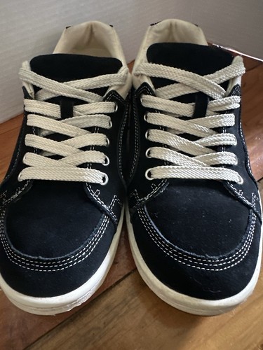 Scarpe skateboard SEMPLICI anni 90 scamosciate (nere) senza scatola - Foto 18 di 19