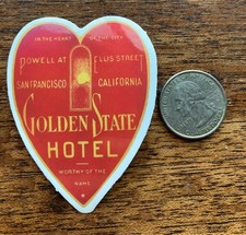 San Francisco CA STICKER Vintage Flight Trave...