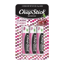 Hot Deal! ChapStick Classic Skin Protectant Flavored Lip Balm Tube Cherry Flavor