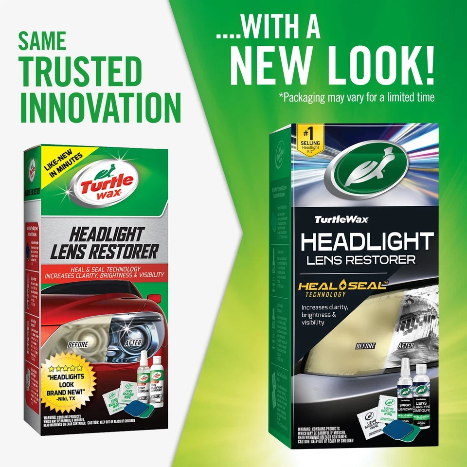 Turtle Wax Car Headlight Lens Restorer Kit Foto 3 de 4