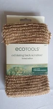 EcoTools Exfoliating Back Scrubber Limited Ed Made /Plant Based Materials 5"wide