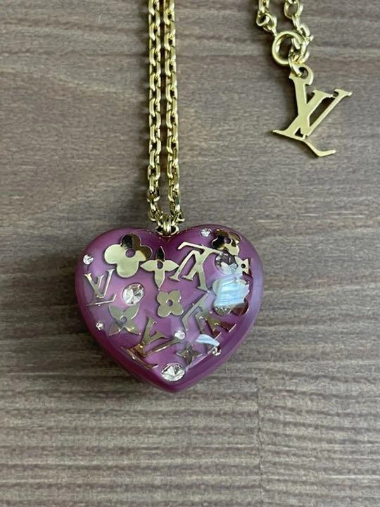 Authentic Louis Vuitton Heart Pendant