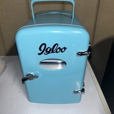 Retro Igloo Mini Fridge Model MIS129C-Blue 6 ...