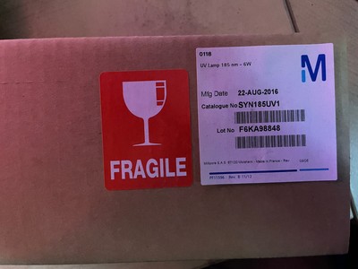 UV Lamp 185 nm Merck Millipore SYN185UV1
