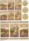 Rice Paper for Decoupage Scrapbook Craft Sheet - Lavander View