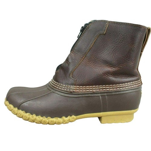 LL Bean Mens 6 Inch Bean Boots Tan Leather Duck Boots 06009  display picture 2