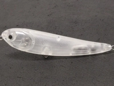 WLURE 10 Blank Lure Topwater Fishing Lure 4 Inch 1/2 oz Unpainted Lure UPW635