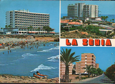 POSTAL LA ZENIA ORIHUELA HOTEL LA ZENIA ALICANTE POSTCARD