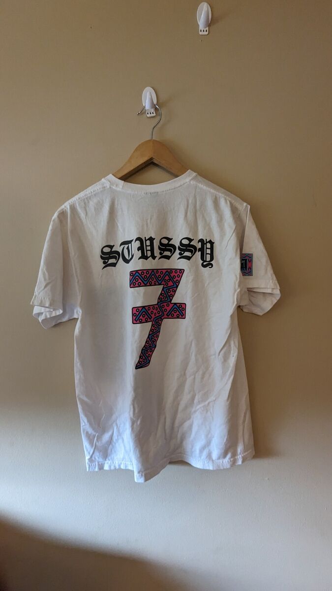 Vintage New Stussy White 7 Tee T-Shirt Medium | eBay Vintage New Stussy White 7 Tee T-Shirt Medium | eBay