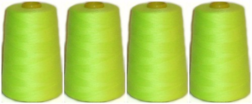 TOP QUALITY SEWING THREAD 120s SPUN POLYESTER, OVERLOCKING 5000 YRDS X 4 CONES - Picture 20 of 52