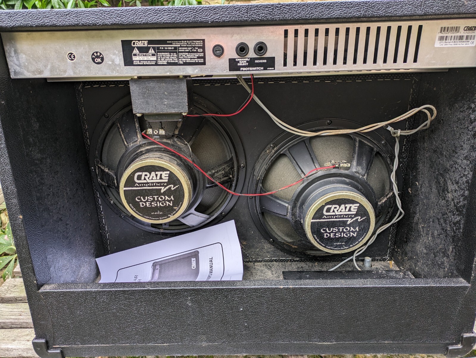 CRATE GX212 115 WATT GUITAR AMPLIFIER COMBO WITH GAIN eBay