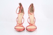 Giuseppe Zanotti Coline Red Orange Pumps Size 38 Authenticity Guaranteed NEW