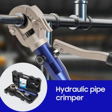 Hydraulic Copper Pipe Crimping Press Tool for 1/2”-1” Press Fittings Plumbing