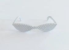 Lol Surprise Omg Re-Release Doll Royal Bee Silver Studded Glasses Sunglasses