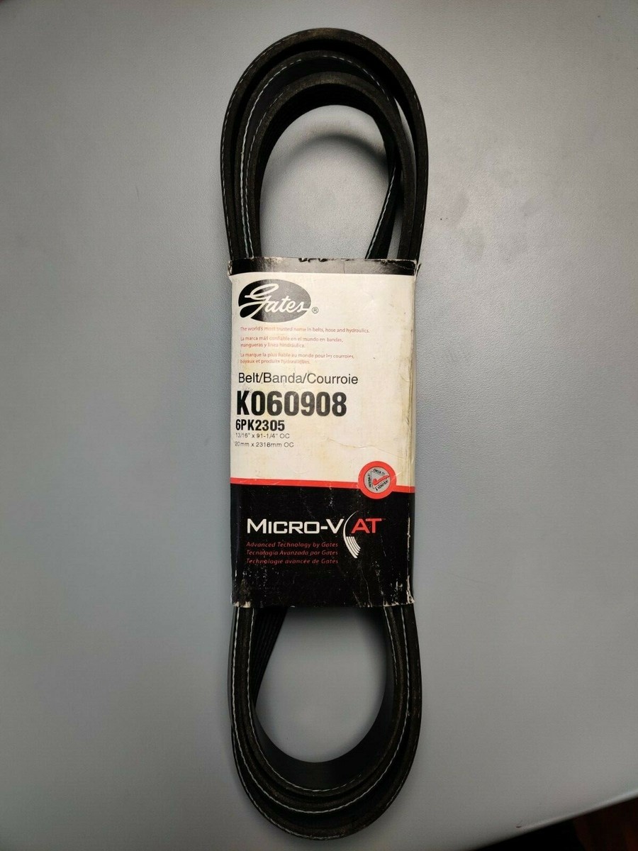 Cinghia Micro-V GATES 6PK1183 - Cinghia Di Alta Qualit&agrave; Per Applicazioni Auto E Industriali