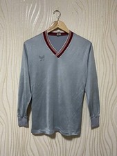 ERIMA 80s FOOTBALL SHIRT SOCCER JERSEY VINTAGE TRIKOT sz S LONG SLEEVE