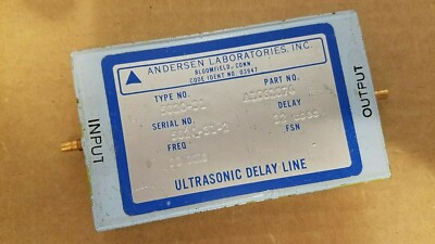 Andersen Laboratories Inc AL062874 60MHz 32uSec Ultrasonic Delay Line 5820-31-2