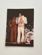 ELVIS PRESLEY ORIGINAL VINTAGE KODAK PHOTO MACON, GA  JUN. 1 1977