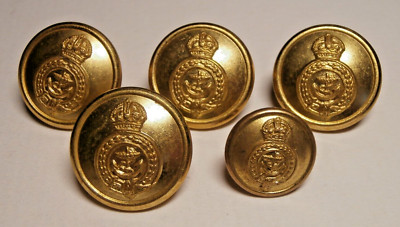 5 x Orient Reederei (Orient Dampfschifffahrtsgesellschaft) Knöpfe Handelsmarine