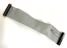 LOT OF 2 UNITS: 9 INCH LONG 3.5" 34 PIN DISK DRIVE CABLES RM1BX1