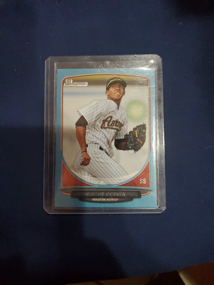 2013 Bowman Prospects Carlos Correa Houston Astros #BP100 Blue 159/500 (RC) 