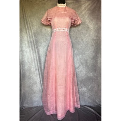 chinese dress ladies 50s Party Dress with Popover Jacket Vintage 60s Long Gown Blue Green Brocade Carol Brent VFG