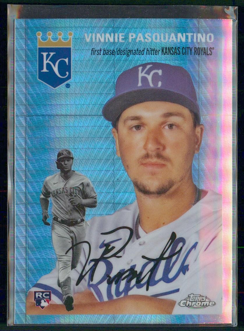 2023 Topps Chrome Platinum Anniversary Vinnie Pasquantino RC Prism Refractor #71