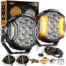 5in V-ultra Series 172w Led Light Pods Offroad Round Driving Light With Ambe...