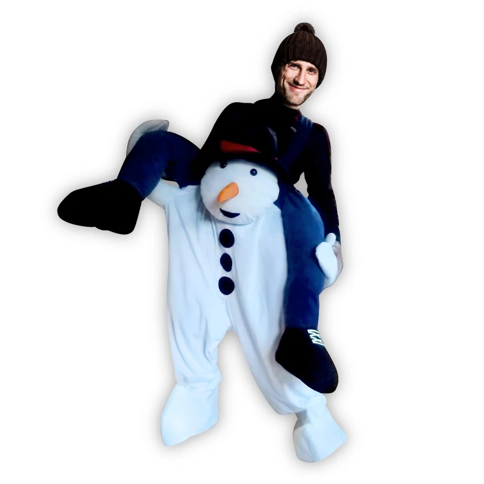 IKUMAAL Carry Me Kostüm-e, Erwachsen-e, Fasching Fasnacht - Model: Schneemann F113