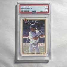 1990 Bowman Ken Griffey Jr. #481 - PSA 7 NM Near Mint - Seattle Mariners
