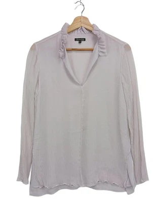 MASSIMO DUTTI Blouse à manches longues Dames Blouse T EU 38 mauve - Photo 1/4