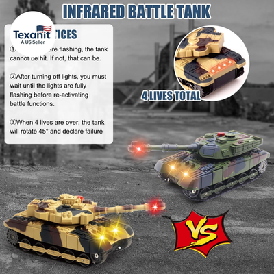 RC tank U.S.M4A3 Sherman metalen tracks en aandrijving 2.4GHZ rook, geluid IR/BB Control edition in luxe opbergkist
