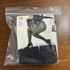 HUE Women's Shaper Opaque Tights, Black , 3 NWT