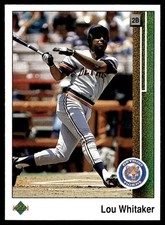 1989 Upper Deck Lou Whitaker Detroit Tigers #451