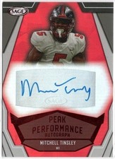 2023 SAGE Peak Performance Red Mitchell Tinsley Autograph Card RC #PKA-MT