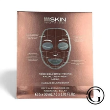 111SKIN Rose Gold Brightening Facial Treatment Mask 5 Count
