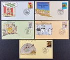 1985 Australiana Classic Children's Books Set Of 5 x FDC First Day Covers