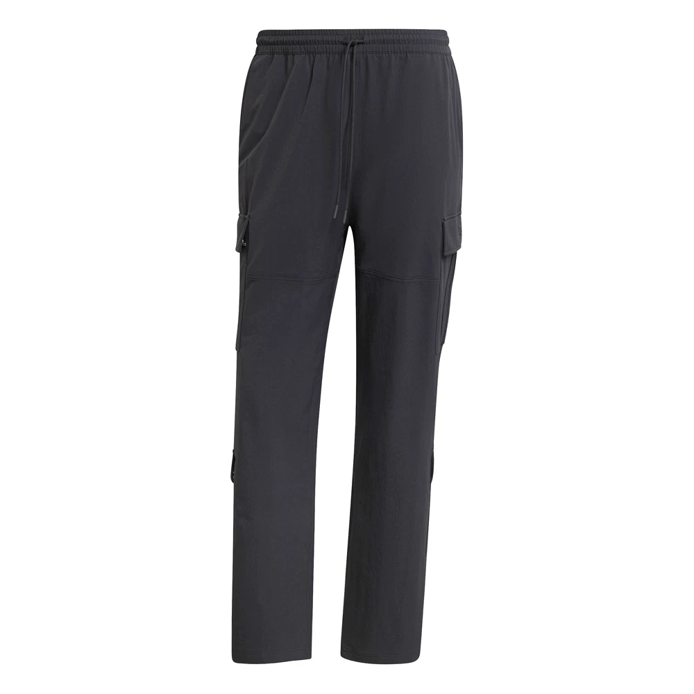 adidas Quad Cargo Pants Mens Black Casual Athletic Bottoms IY2079