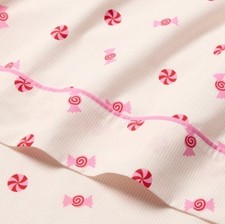 Pillowfort Full Candy Stripes Cotton Sheet Set Pink  White Candy Bedding