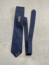 England 2005 Ashes Winners Cricket National Team Vintage Neck Tie Blue M S