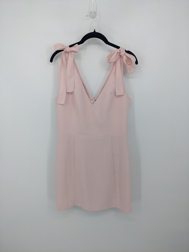 Amanda Uprichard Dress Womens Medium Tie Shoulder Mini Lined Party Cocktail USA - Picture 5 of 11