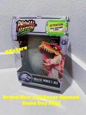 Jurassic World Primal Hatch Interactive T Rex Dinosaur Egg SAME DAY SHIP NEW