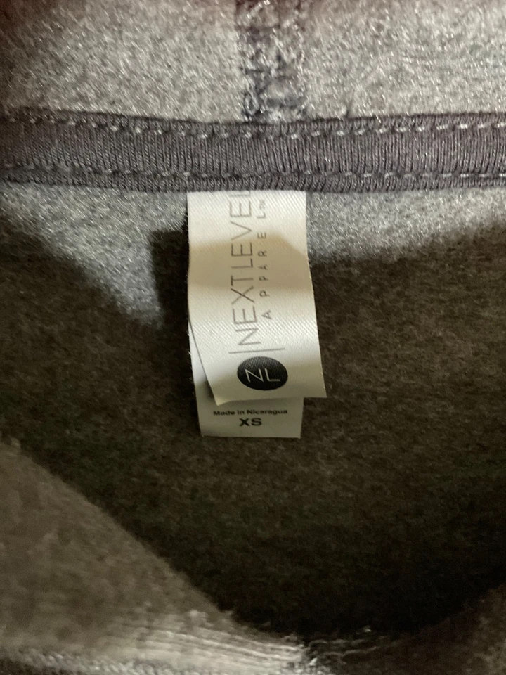 Sudadera con capucha Ifit 2022 de Next Level Apparel XS negra algodón/poliéster Foto 2 de 4